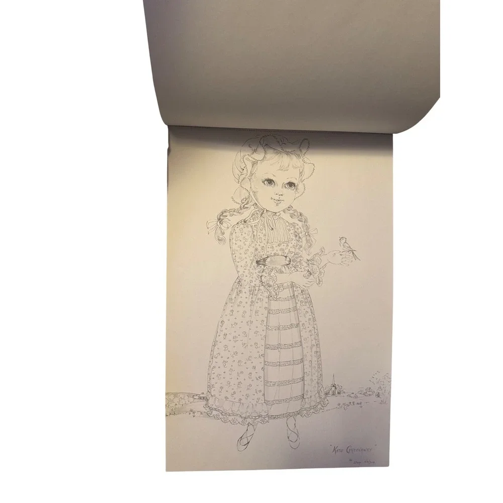 Red Farm Studio American Heritage Dolls Coloring Book Historic Fashion 6 Pages